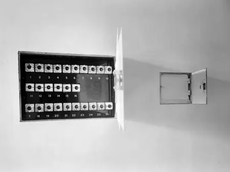 The rewireable fuse panel that was there before.