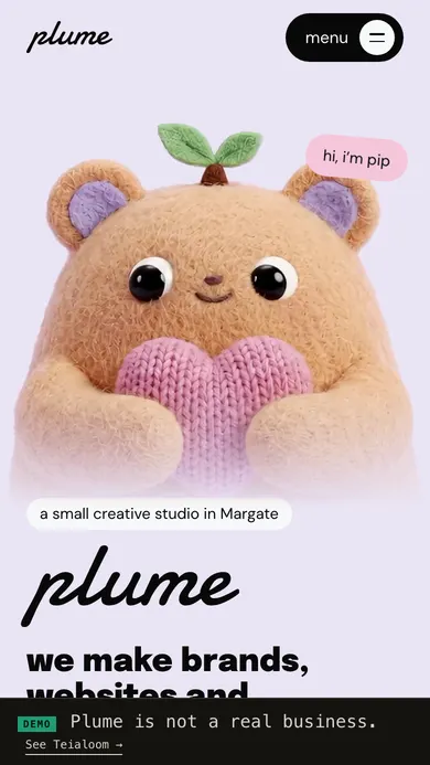 Plume. Creative studio · United Kingdom