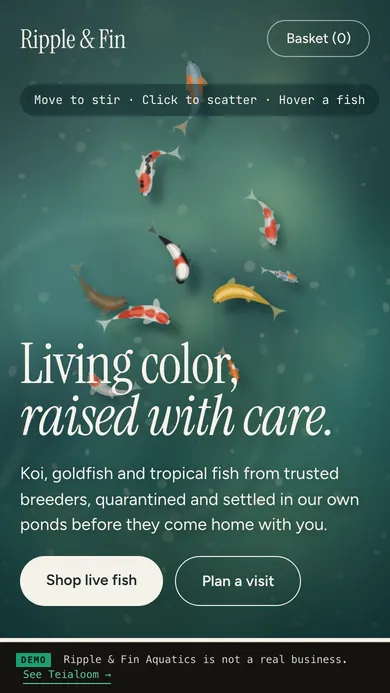 Ripple & Fin Aquatics. Fish and pond shop · London